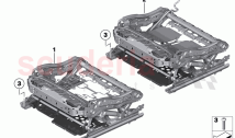 Seat front seat frame