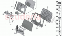 Seat front rear panel II