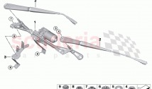 Single wiper parts
