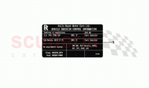 Label Exhaust emission