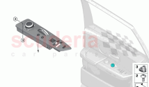 Operating unit automatic rear cabin A C