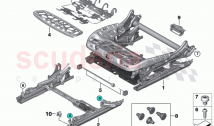 Seat front seat frame