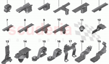 Various cable holders