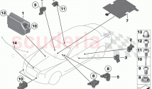 Electric parts airbag