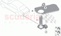 Single parts telephone aerial