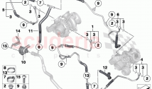 Cooling system exhaust turbocharger