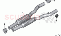 Centre muffler