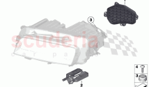 Single components for headlight