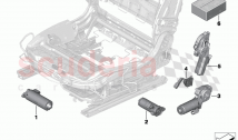 Seat front electrical system drives