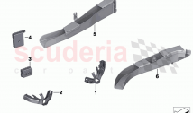 Wiring harness covers cable ducts