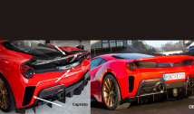 Carbon Fibre Rear Bumper with Carbon Spoiler
