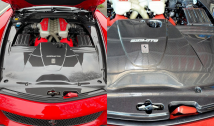 Carbon FIbre Engine Bay