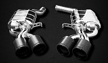 Valved Exhaust with Carbon Quad Tips