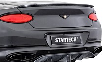 Carbon rear spoiler for convertible