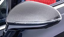 Mirror covers in carbon