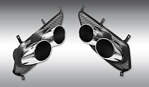 Tailpipes with Mesh Insert (set of 2)