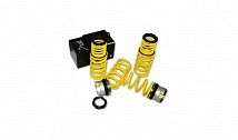 Hydraulic Adjustment In Combination With Suspension Springs