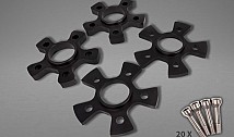 Wheel Spacers with Titanium Bolts
