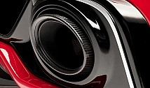 TECHART carbon tailpipe trims