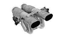 Power-Optimized Exhaust System With Flap-Regulation