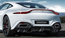 Rear fins in carbon