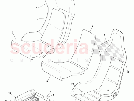 Photo of Kit Leather Cover Squab assy RHS…