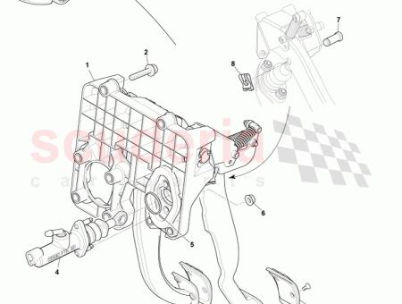 Photo of Kit Manual Brake Clutch Pedal CD33 2D042…