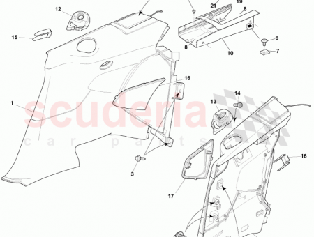 Photo of Panel assy body side trim LHS Includes Grille…
