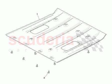Photo of SHIELD REAR BUMPER OPENING 6G33 17C857…