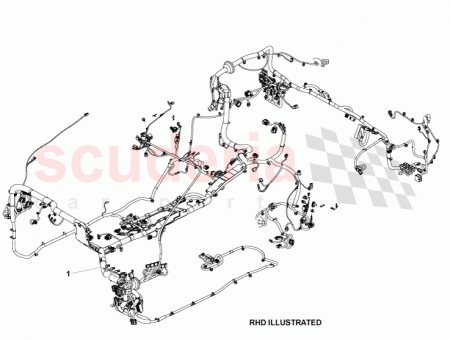 Photo of HARNESS ASSY CABIN CONV RHD ALPINE ADS CG43…