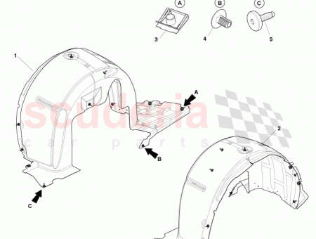 Photo of RR W ARCH LINER RH CD33 54279D22…