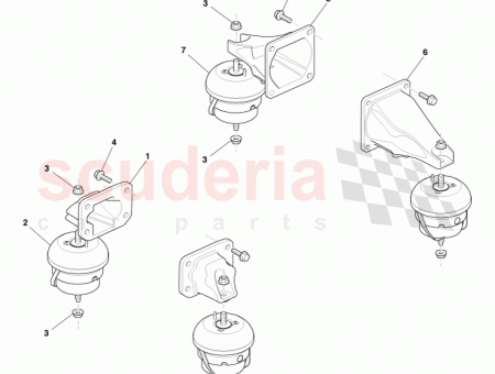 Photo of TRANSMISSION HYDROMOUNT AUTO VOLANTE 4G43 6068…