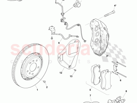 Photo of Hose Brake Front LH AD43 2078…
