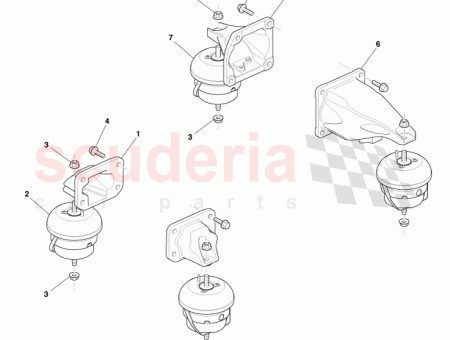 Photo of TRANSMISSION HYDRAMOUNT 4G43 6068…