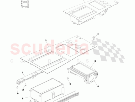 Photo of CONSOLE CENTRE PANEL 4G43 045A67…