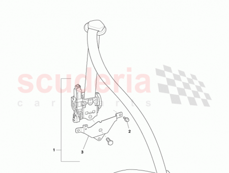 Photo of FRONT SEATBELT DRIVER SILVER 8D33 611B70…