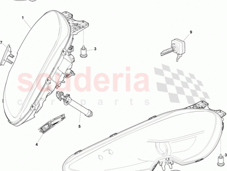 Photo of HEADLAMP ASS LH RHD AD43 13W030…