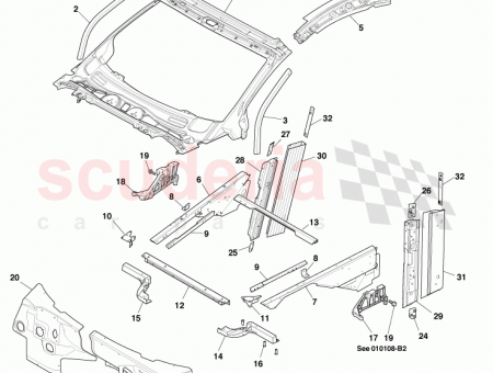 Photo of ASEMBLY FRONT FENDER SUPPORT LLH 6G33 20…