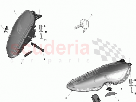 Photo of HEADLAMP ASS LH LHD CD33 13W030…