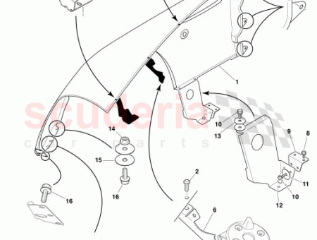 Photo of MESH SIDE STRAKE RH 1R12 831338…
