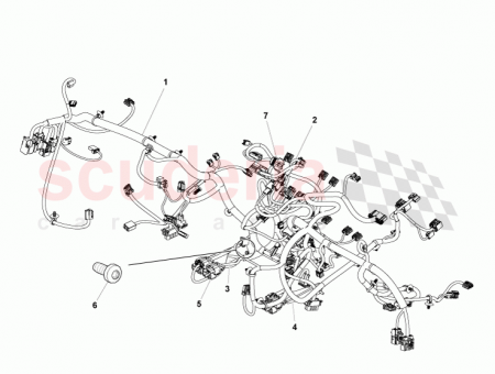 Photo of CENTRE STACK HARNESS AD43 14B079…