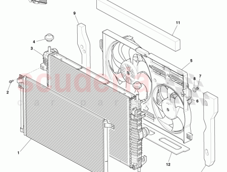 Photo of Seal Radiator air upper…