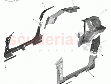 Photo of Pillar Rear Corner LH CY83 C41033…