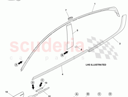 Photo of SIDE STRAKE FENDER R AD43 280B62…