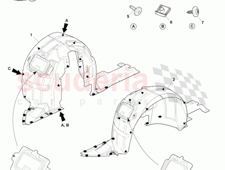 Photo of Access door assy headlamp wheelarch liner RH…