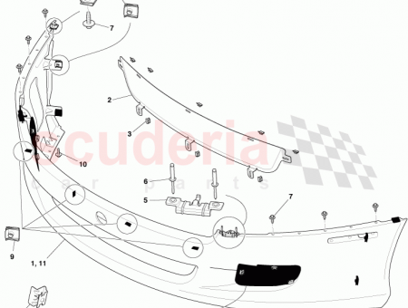 Photo of COVER ASSY FRONT BUMPER WORLD 4G43 17D957…