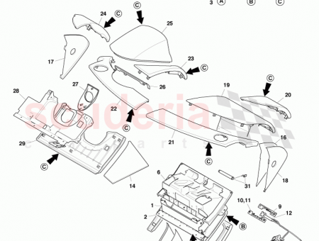 Photo of PASSENGER UPPER RHD 8D33 C043C54…