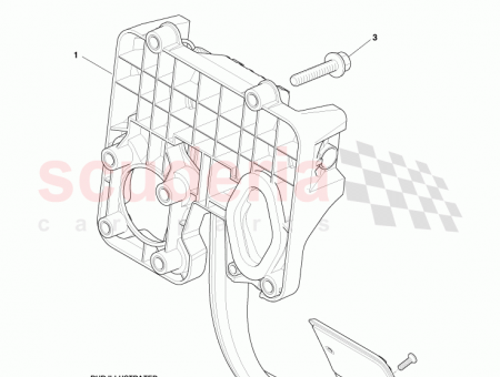Photo of Pedal Box Assembly Auto RHD CD33 2450…
