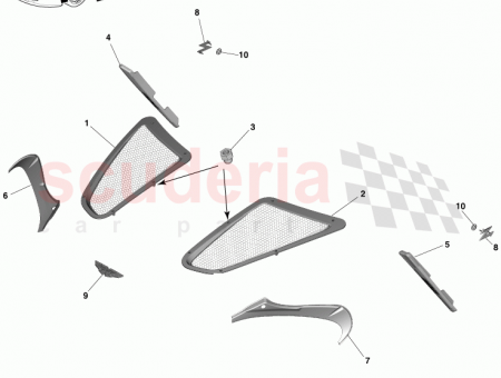 Photo of Mesh Side Strake LH CY83 280B84…