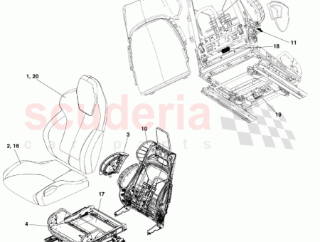 Photo of Cushion Frame Front Seat Non Height Adjusting OCS…